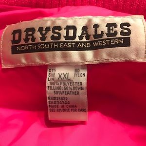 Drysdales ladies western style down jacket